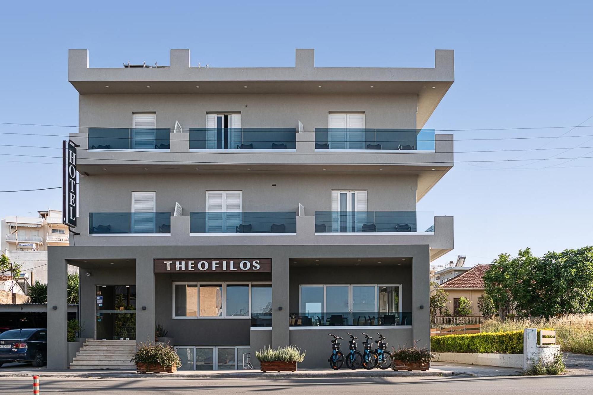 Theofilos City Hotel Ханья Экстерьер фото